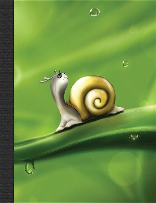 Cute Snail Composition Notebook, Wide Ruled: Lined Student Exercise Book (Paperback)