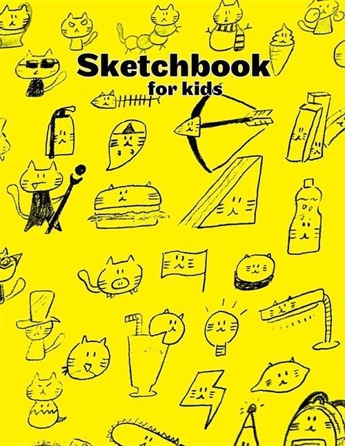Sketchbook for kids: 100 Pages (8.5x11) Blank Paper for Drawing and Doodling (Paperback)