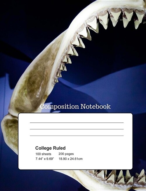 Composition Notebook: Sharks rule (Paperback)