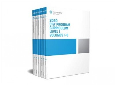 CFA Program Curriculum 2020 Level I, Volumes 1-6 (Paperback)