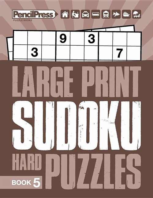 Large Print Hard Puzzles Book 5 (Paperback)