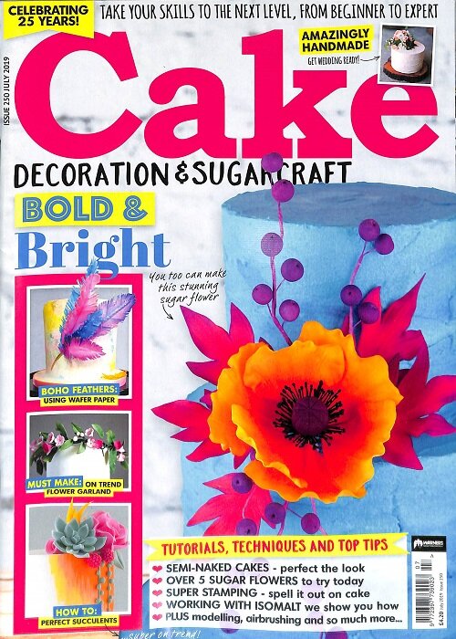 Cakes Decoration & Sugarcraft (월간 영국판): 2019년 07월호