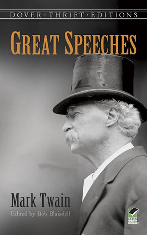 Great Speeches by Mark Twain (Paperback, Green)