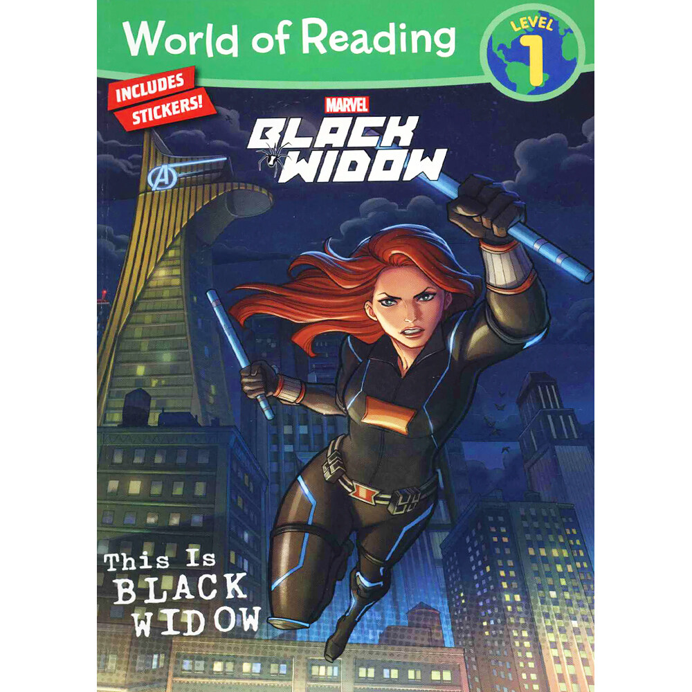 This Is Black Widow [With Stickers] (Paperback)