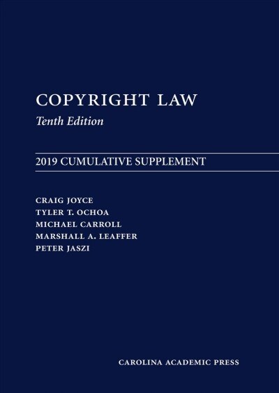 Copyright Law (Paperback, 10th, Supplement)