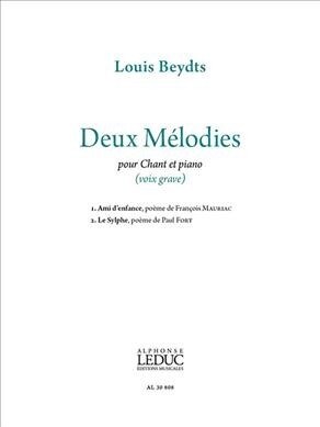 Deux Melodies: For Low Voice (Paperback)