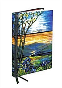 Tiffany Leaded Landscape with Magnolia Tree (Foiled Journal) (Hardcover)