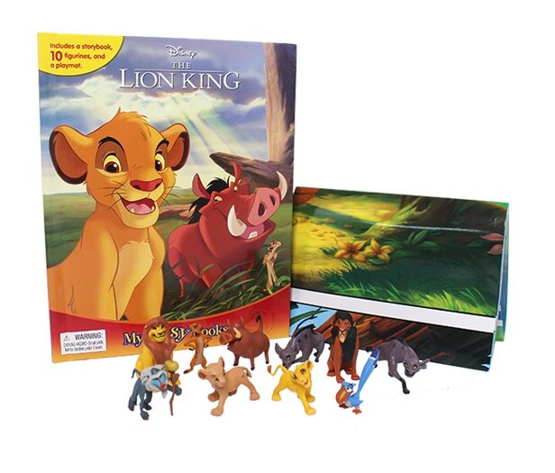[중고] My Busy Book : Disney Lion King 디즈니 라이온 킹 비지북 (미니피규어 10개 + 놀이판)