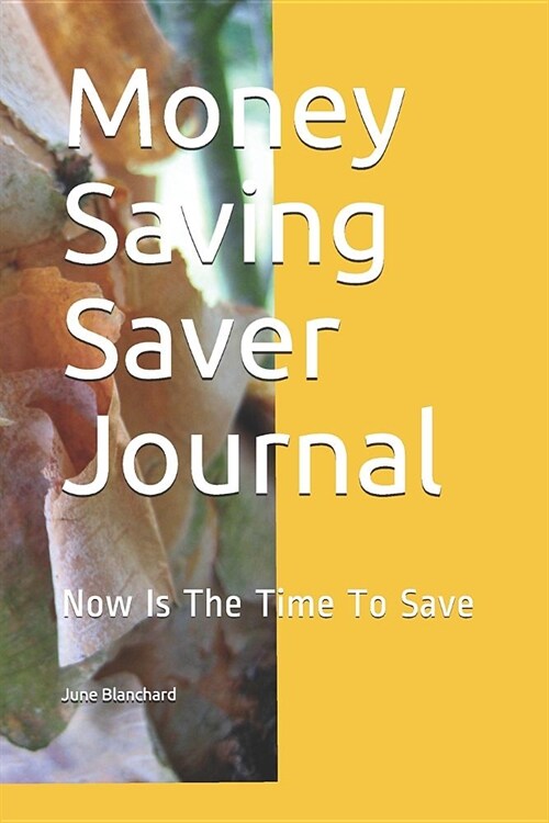 Money Saving Saver Journal: Now Is The Time To Save (Paperback)