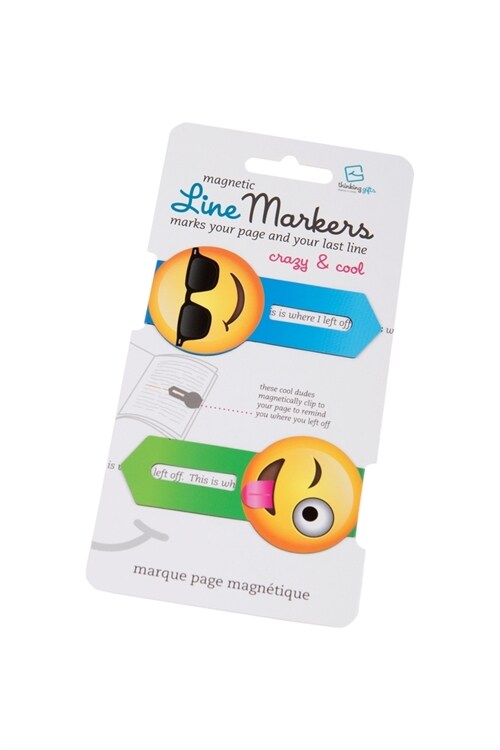 Linemarkers-Crazy & Cool (Magnetic Bookmark) (Other)