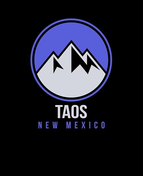 Taos: New Mexico Notebook For Work, Home or School With Lined College Ruled White Paper. Note Pad Composition Journal For Sk (Paperback)