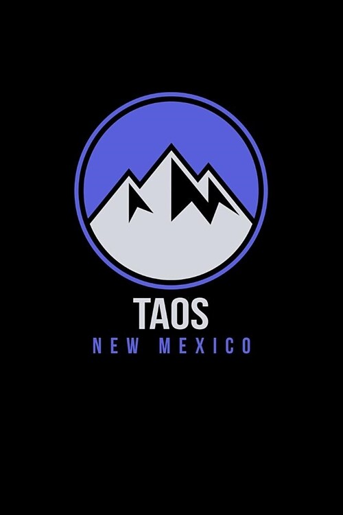 Taos: New Mexico Notebook For Work, Home or School With Lined College Ruled White Paper. Note Pad Composition Journal For Sk (Paperback)