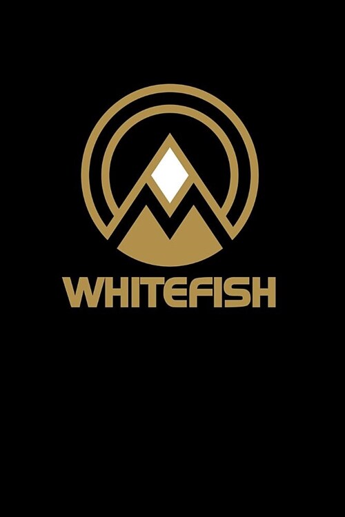 Whitefish: Montana Notebook For Work, Home or School With Lined College Ruled White Paper. Note Pad Composition Journal For Skiin (Paperback)