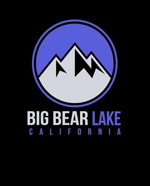 Big Bear Lake: California Notebook For Work, Home or School With Lined College Ruled White Paper. Note Pad Composition Journal For Sk (Paperback)