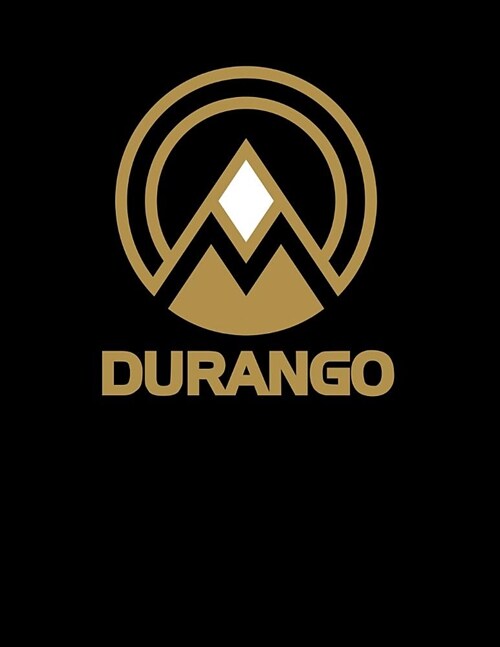 Durango: Colorado Notebook For Work, Home or School With Lined College Ruled White Paper. Note Pad Composition Journal For Skii (Paperback)