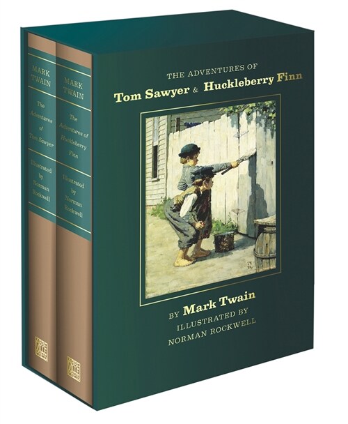 The Adventures of Tom Sawyer and Huckleberry Finn: Norman Rockwell Collectors Edition (Hardcover)