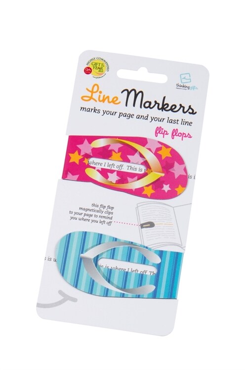 Linemarkers Flip Flops (Magnetic Bookmark) (Other)