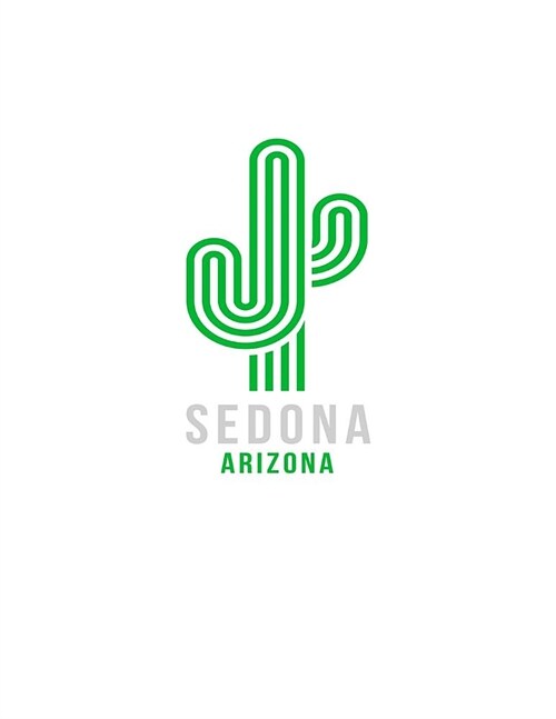 Sedona Arizona: Notebook With Lined College Ruled Paper For Hiking, Camping & Biking Fans. Blank Notepad Journal for Men, Women & Kids (Paperback)