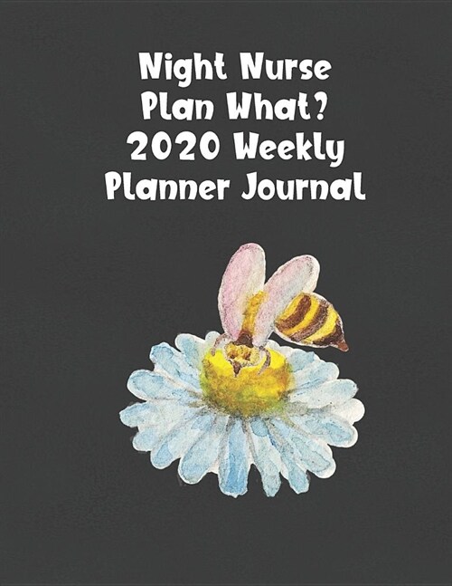 Night Nurse Plan What? 2020 Planner Journal: Nursing Task Scheduler (Paperback)