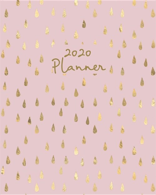 2020 Planner: Weekly Basic Large Planner: 52 Week Agenda: Extra Dot Grid Pages: Pretty Porcelain Pink Paperback Cover (Paperback)