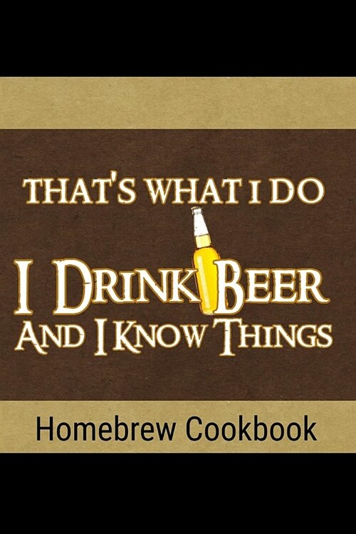 Homebrew Cookbook: 6 x 9 Beer Brewer Log Notebook (Paperback)