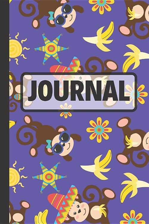 Journal: Monkey Siesta Journal or Notebook for Kids, Boys & Girls (Paperback)