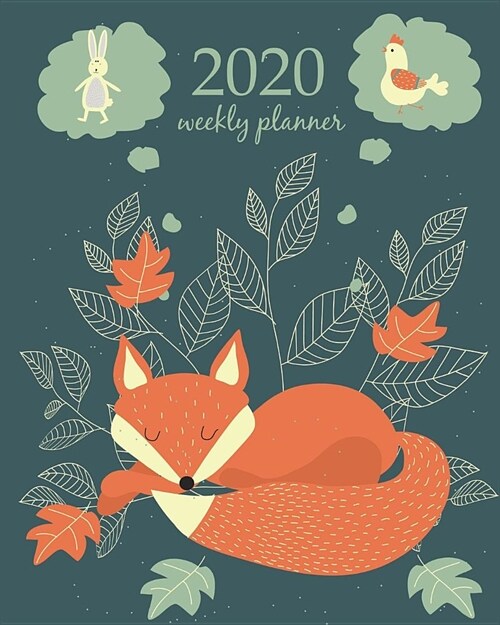 2020 Weekly Planner: Calendar Schedule Organizer Appointment Journal Notebook and Action day With Inspirational Quotes Cute Funny Orange Sl (Paperback)