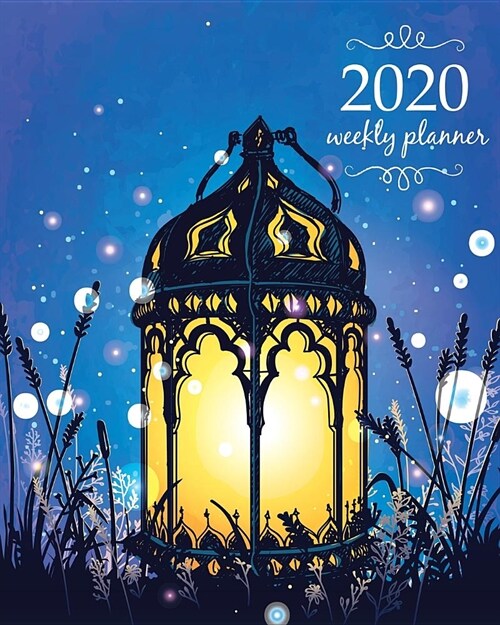 2020 Weekly Planner: Calendar Schedule Organizer Appointment Journal Notebook and Action day With Inspirational Quotes Black Blue magic fai (Paperback)