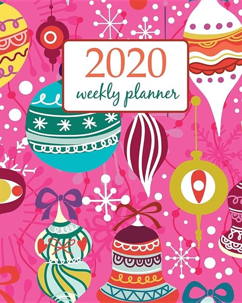 2020 Weekly Planner: Calendar Schedule Organizer Appointment Journal Notebook and Action day With Inspirational Quotes Christmas vector sea (Paperback)