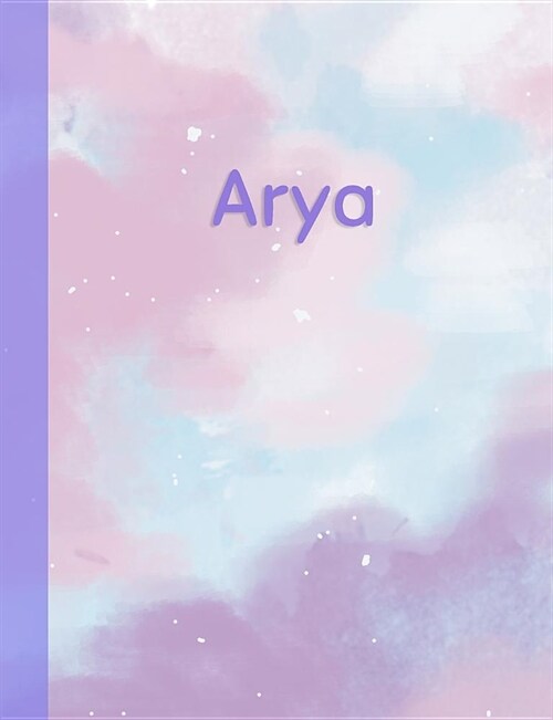Arya: Personalized Composition Notebook - College Ruled (Lined) Exercise Book for School Notes, Assignments, Homework, Essay (Paperback)