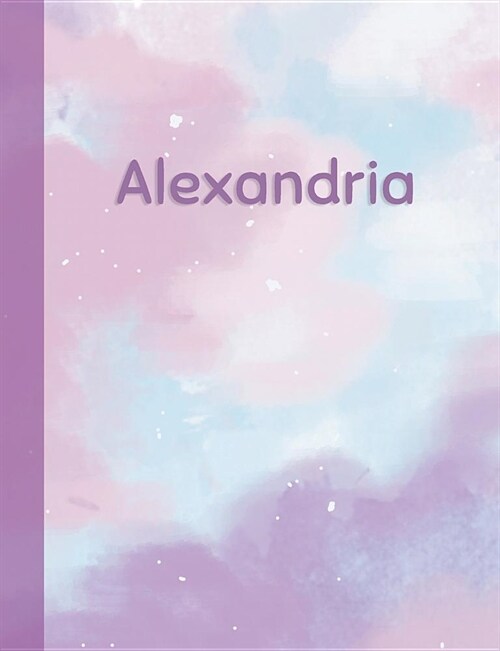 Alexandria: Personalized Composition Notebook - College Ruled (Lined) Exercise Book for School Notes, Assignments, Homework, Essay (Paperback)