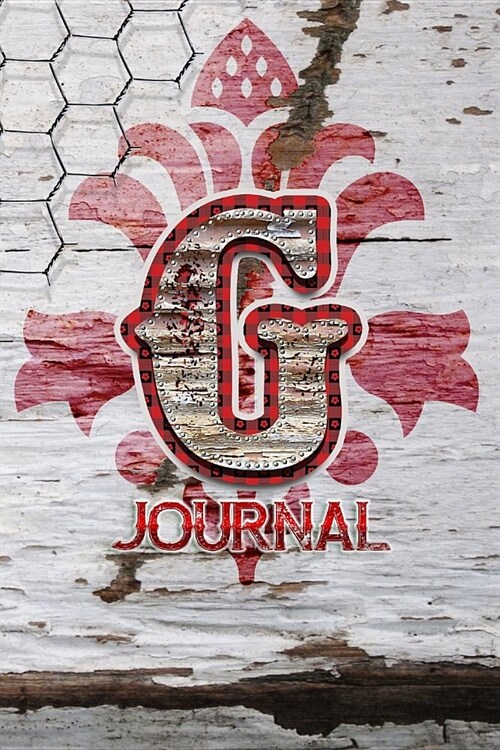 G Journal: G Initial Monogram Lined Notebook (Paperback)