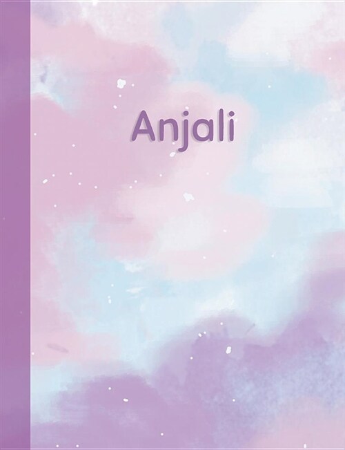 Anjali: Personalized Composition Notebook - College Ruled (Lined) Exercise Book for School Notes, Assignments, Homework, Essay (Paperback)