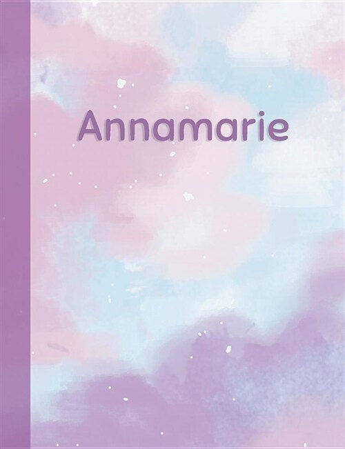 Annamarie: Personalized Composition Notebook - College Ruled (Lined) Exercise Book for School Notes, Assignments, Homework, Essay (Paperback)