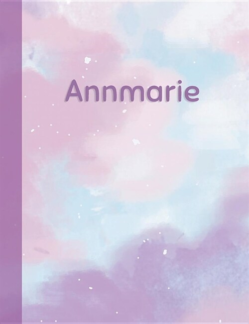 Annmarie: Personalized Composition Notebook - College Ruled (Lined) Exercise Book for School Notes, Assignments, Homework, Essay (Paperback)