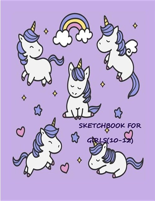 Sketchbook for Girls: Sketchbook: Cute Sketching Journal / Blank Drawing for kids - 8.5x11, Large 120 Pages Perfect for Drawing and Sketch (Paperback)