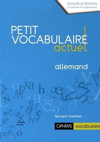 Petit vocabulaire actuel allemand (Paperback)