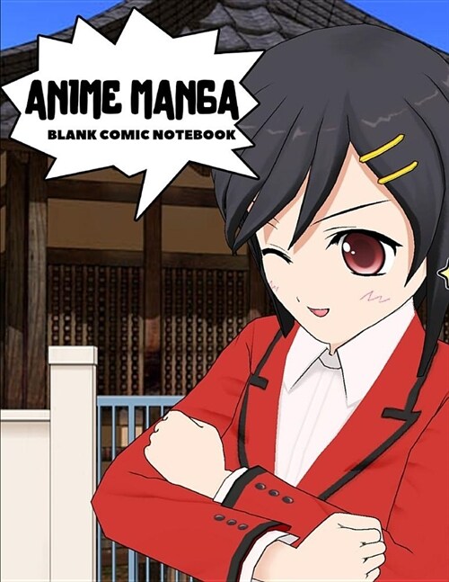 Anime Manga Blank Comic Notebook: Create your own anime manga comics (Paperback)