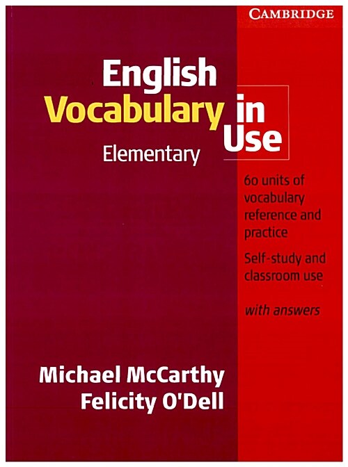 [중고] English Vocabulary in Use : Elementary with Answers (Paperback)