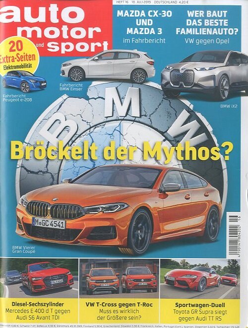 Auto Motor + Sport (격주간 독일판): 2019년 07월 18일