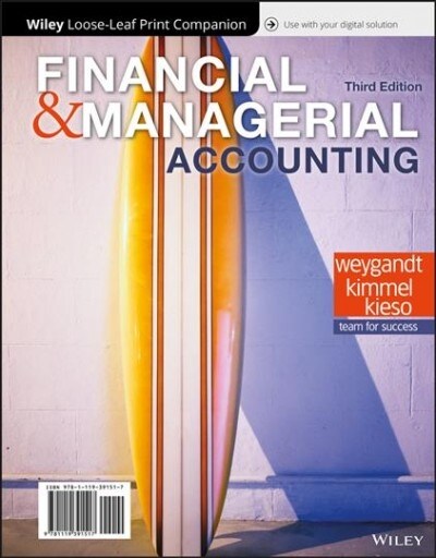 Financial and Managerial Accounting, Print Companion (Unbound, 3rd)