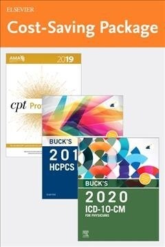 Bucks 2020 ICD-10-CM Physician Edition, 2019 HCPCS Professional Edition and AMA 2019 CPT Professional Edition Package (Spiral)