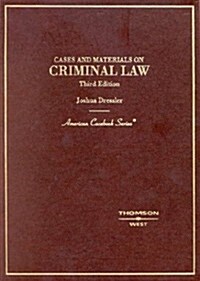 Cases and Materials on Criminal Law (3rd, Hardcover)