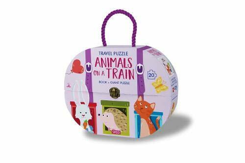 Animals on a Train (Travel Puzzle) (Hardcover)
