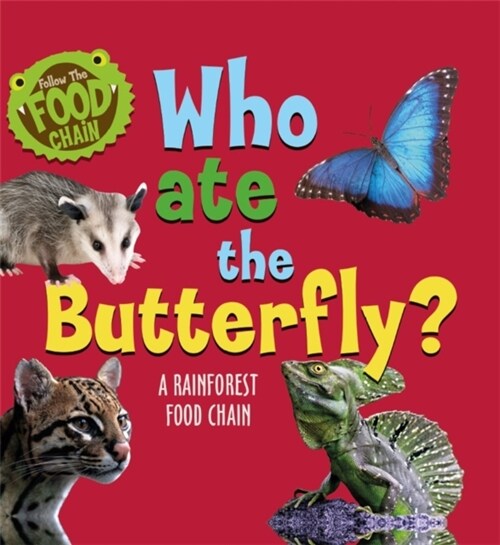 Follow the Food Chain: Who Ate the Butterfly? : A Rainforest Food Chain (Paperback)