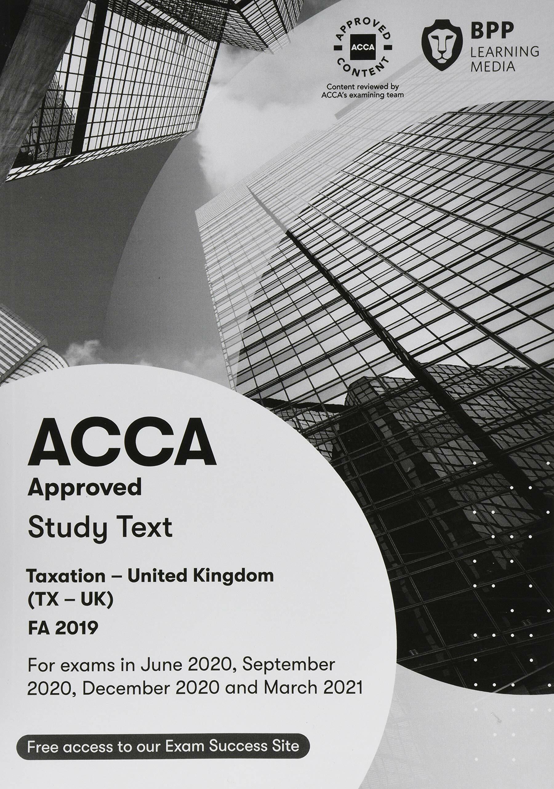 ACCA Taxation FA2019 : Study Text (Paperback)