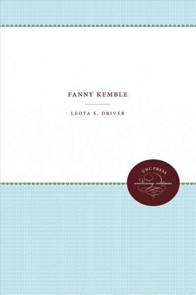 FANNY KEMBLE (Hardcover)