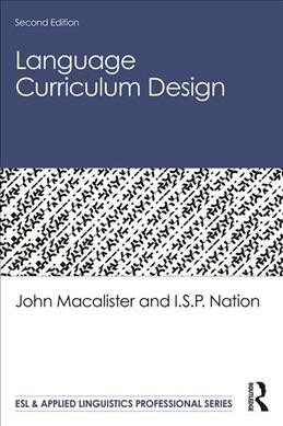 Language Curriculum Design (Paperback, 2 ed)