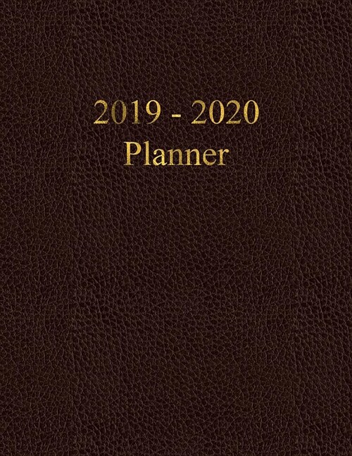 2019 - 2020 Planner: Academic and Student Planner - July 2019 - June 2020 - Weekly and Monthly Planner - Organizer & Diary - To do list - N (Paperback)