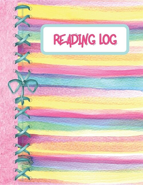Reading Log: Pastel Watermark Colors Keep Track of All the Books You Read Journal - Reading Review on Each Page Logbook for Girls (Paperback)